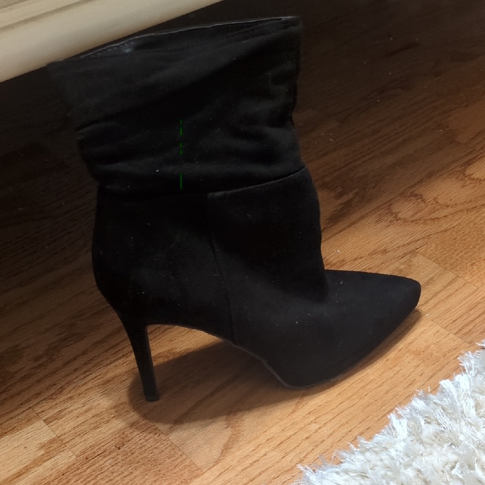 Jessica Simpson Black Suede Ankle Boots. I Will Be Leaving Tuesday 4 A Month 1/2